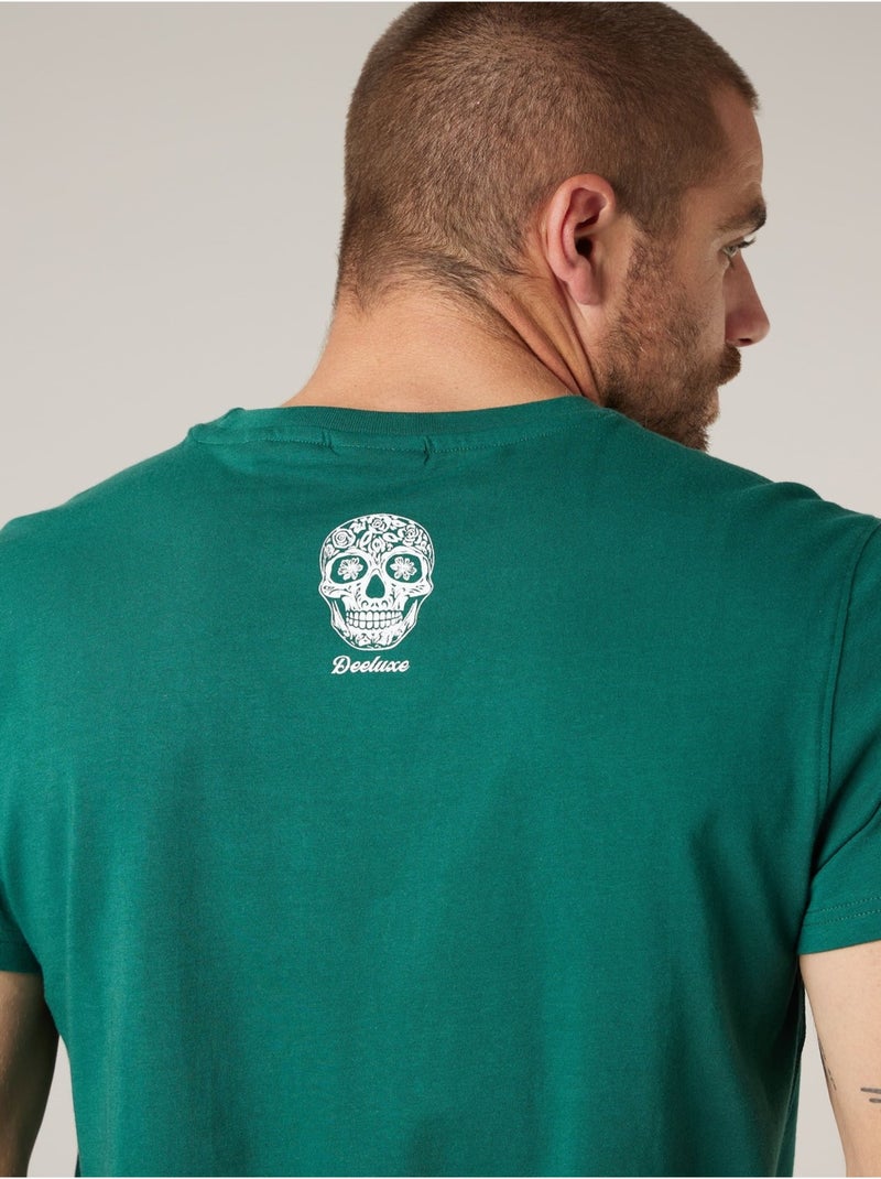 T-shirt homme coton 'Deeluxe' Bleu foncé - Kiabi
