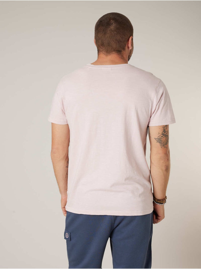 T-shirt homme coton 'Deeluxe' Parme - Kiabi