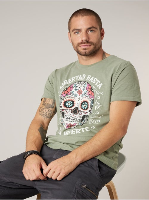 T-shirt homme coton 'Deeluxe' - Kiabi