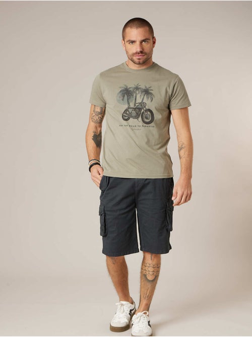 T-shirt homme coton 'Deeluxe' - Kiabi