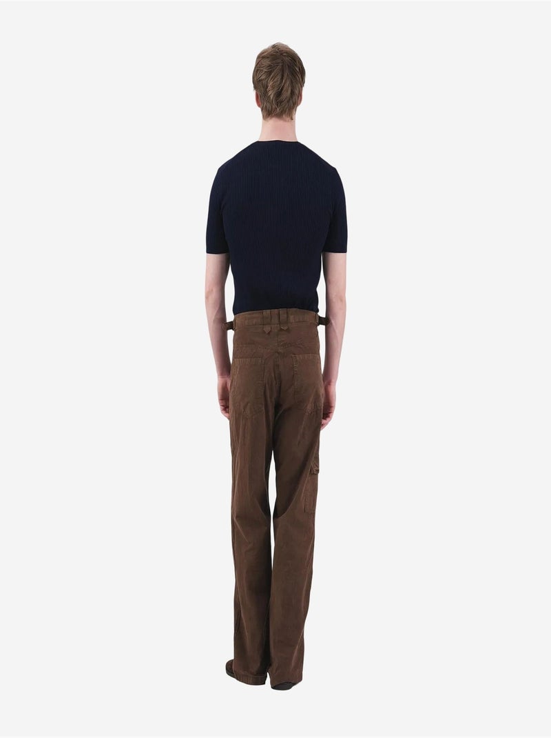 T-shirt homme coupe ajustée à bouton giesto Bleu marine - Kiabi