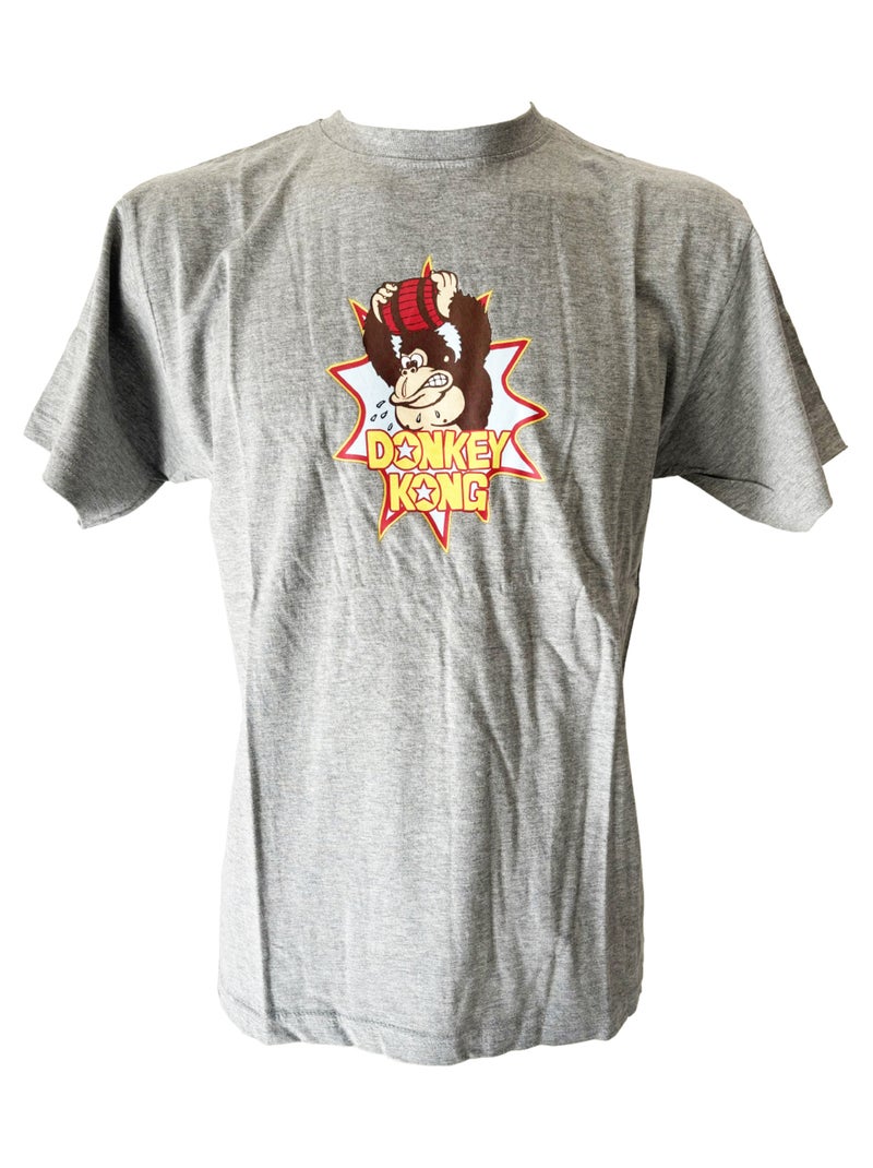 T-shirt Homme Donkey Kong Gris - Kiabi