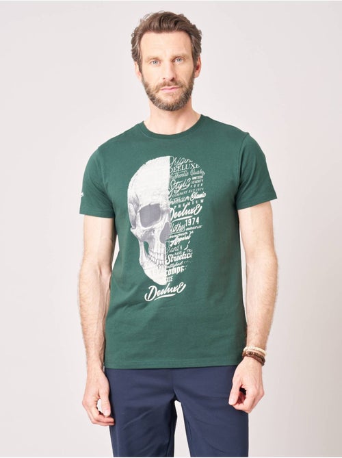 T-shirt homme en 100% coton 'Deeluxe' - Kiabi