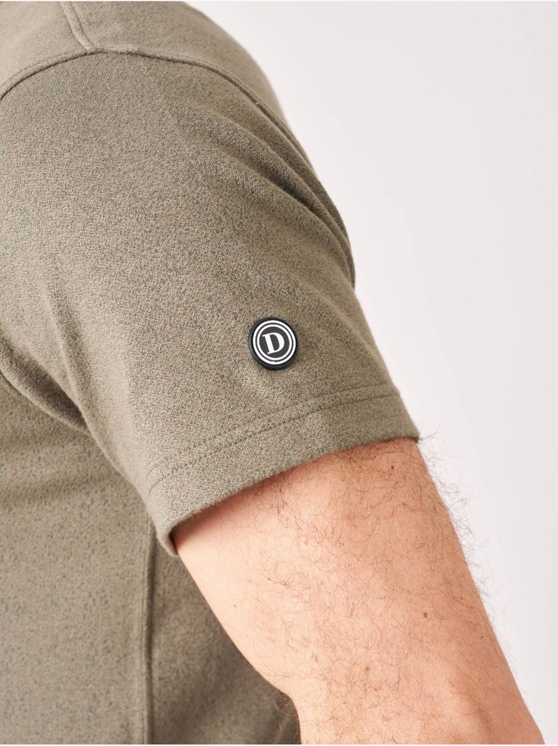 T-shirt homme en 100% coton 'Deeluxe' Kaki - Kiabi