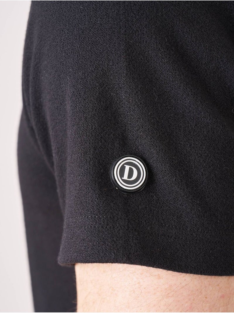 T-shirt homme en 100% coton 'Deeluxe' Noir - Kiabi