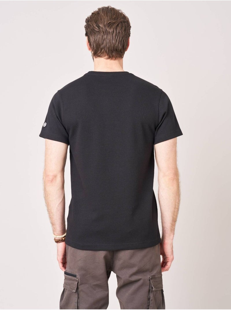 T-shirt homme en 100% coton 'Deeluxe' Noir - Kiabi