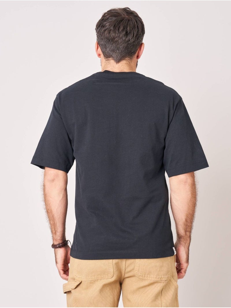 T-shirt homme en 100% coton 'deeluxe' Noir - Kiabi