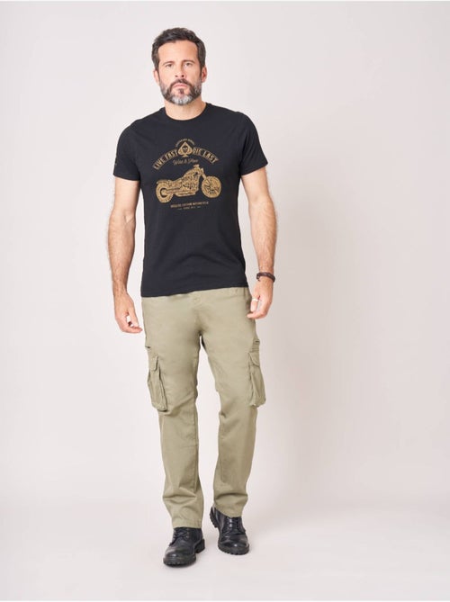 T-shirt homme en 100% coton 'Deeluxe' - Kiabi