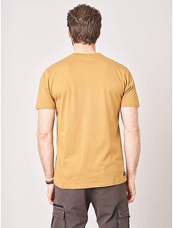 T-shirt homme en 100% coton jersey imprimé biker 'Deeluxe'