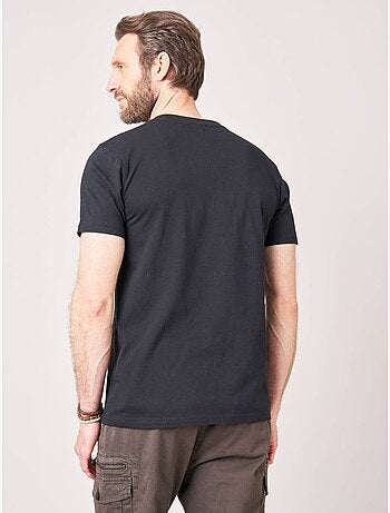 T-shirt homme en 100% coton jersey imprimé biker 'Deeluxe'
