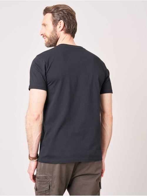 T-shirt homme en 100% coton jersey imprimé biker 'Deeluxe' - Kiabi
