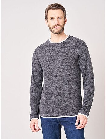 T-shirt homme en 52% polyester 43% viscose 5% élasthanne 'deeluxe'