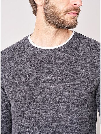 T-shirt homme en 52% polyester 43% viscose 5% élasthanne 'deeluxe'