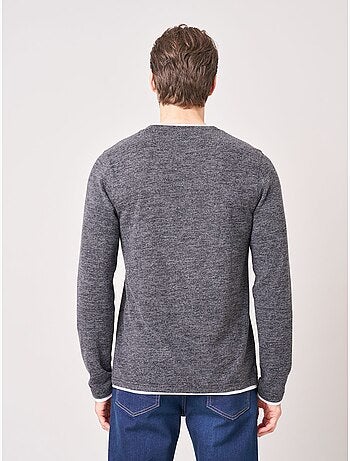 T-shirt homme en 52% polyester 43% viscose 5% élasthanne 'deeluxe'