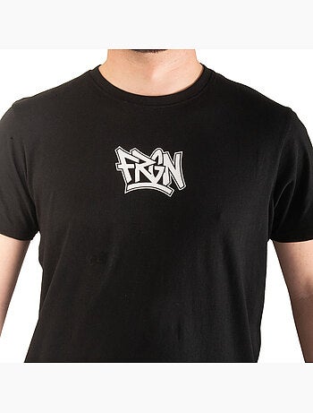 T-shirt homme en coton 140GSM imprimé devant et dos Boris Freegun