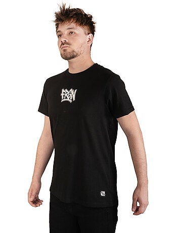 T-shirt homme en coton 140GSM imprimé devant et dos Boris Freegun