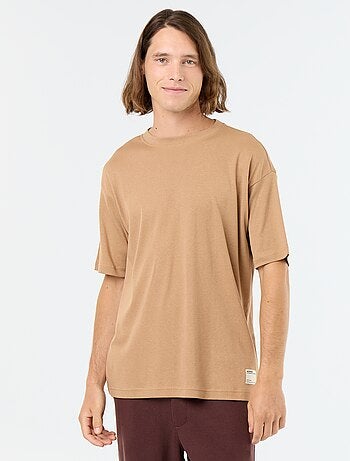 T-shirt en coton à col rond Homme