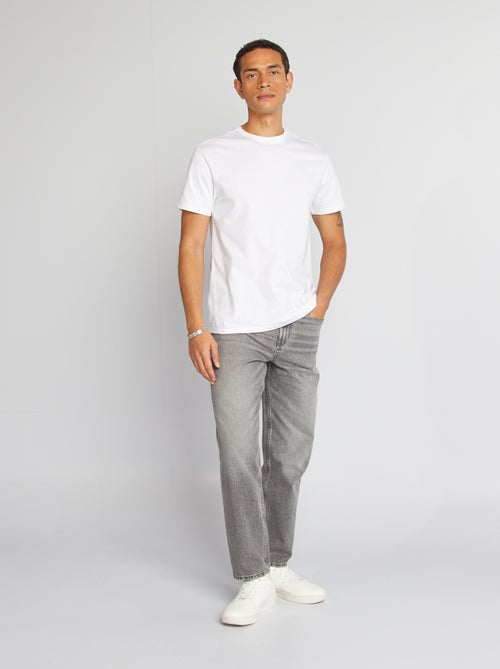 T-shirt homme en coton à col rond - Kiabi T-shirt homme en coton à col rond - Kiabi