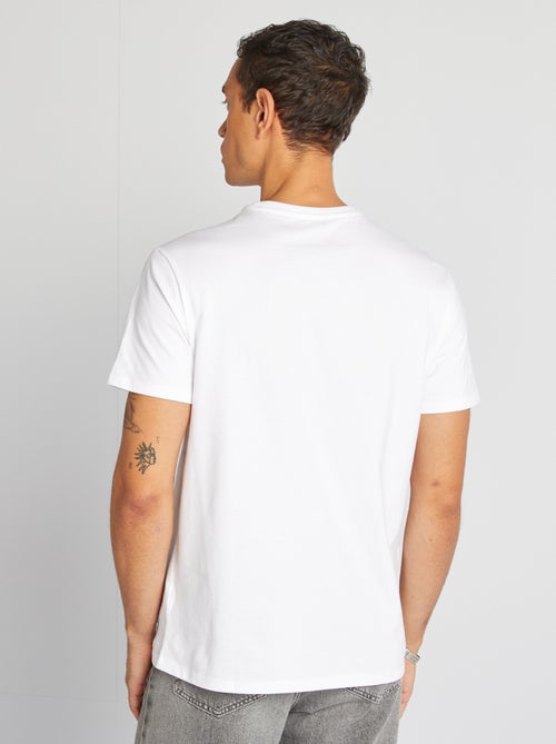 T-shirt homme en coton à col rond - Kiabi T-shirt homme en coton à col rond - Kiabi