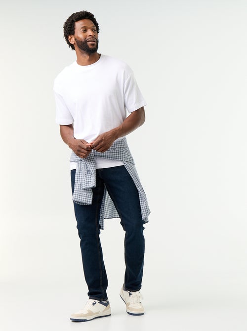 T-shirt homme en coton à col rond - Kiabi T-shirt homme en coton à col rond - Kiabi