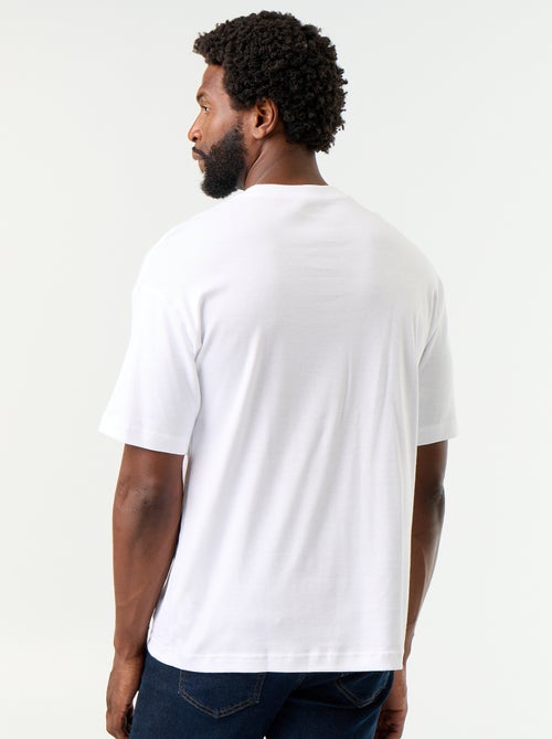 T-shirt homme en coton à col rond - Kiabi T-shirt homme en coton à col rond - Kiabi