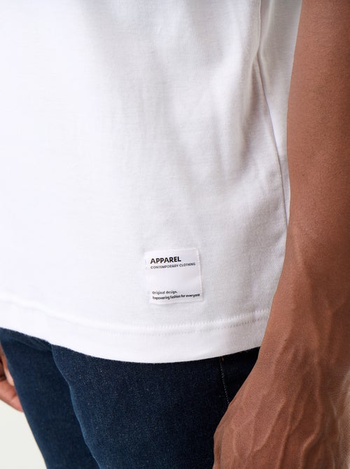 T-shirt homme en coton à col rond - Kiabi T-shirt homme en coton à col rond - Kiabi