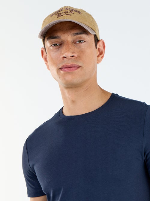 T-shirt homme en coton à col rond - Kiabi T-shirt homme en coton à col rond - Kiabi