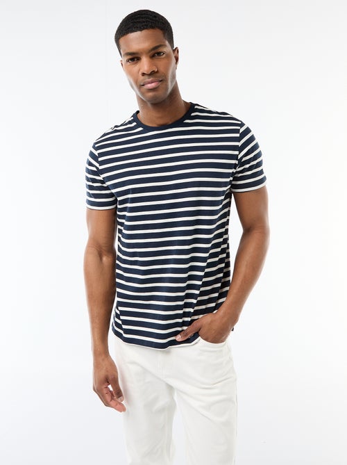T-shirt homme en coton à col rond - Kiabi T-shirt homme en coton à col rond - Kiabi