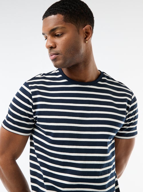 T-shirt homme en coton à col rond - Kiabi T-shirt homme en coton à col rond - Kiabi