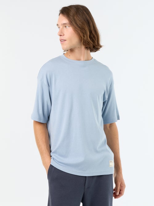 T-shirt homme en coton à col rond - Kiabi T-shirt homme en coton à col rond - Kiabi