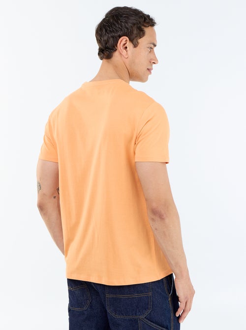 T-shirt homme en coton à col rond coupe regular - Kiabi T-shirt homme en coton à col rond coupe regular - Kiabi