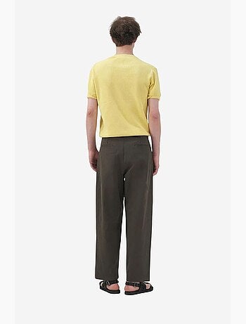 T-shirt homme en coton à col rond giesto