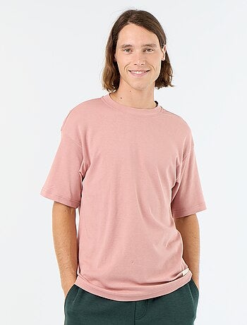T-shirt en coton à col rond Homme
