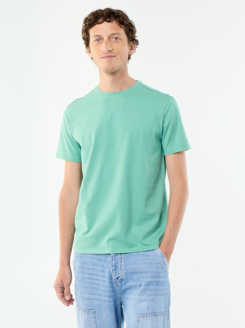 T-shirt Homme en coton à col rond - Kiabi T-shirt Homme en coton à col rond - Kiabi