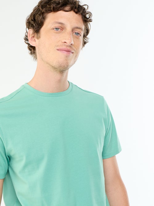 T-shirt Homme en coton à col rond - Kiabi T-shirt Homme en coton à col rond - Kiabi