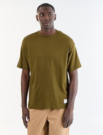 T-shirt en coton à col rond Homme