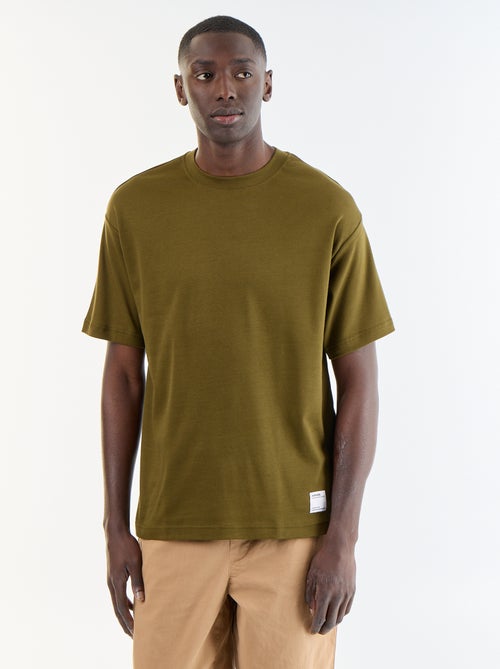 T-shirt homme en coton à col rond - Kiabi T-shirt homme en coton à col rond - Kiabi
