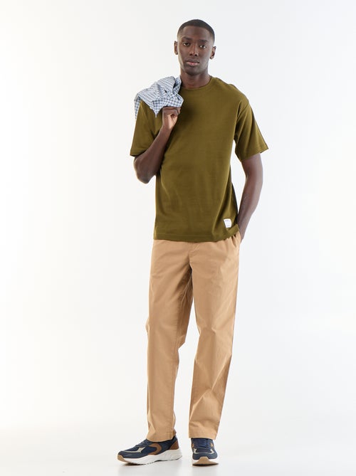 T-shirt homme en coton à col rond - Kiabi T-shirt homme en coton à col rond - Kiabi