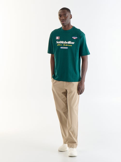 T-shirt homme en coton à col rond - Kiabi T-shirt homme en coton à col rond - Kiabi