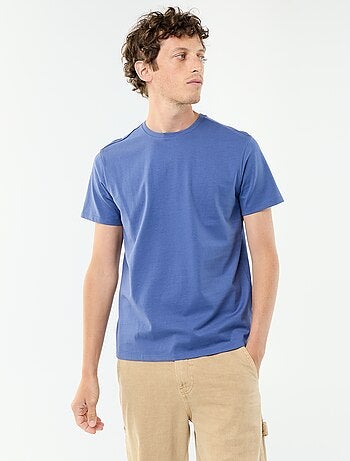 T-shirt homme en coton bio à col rond