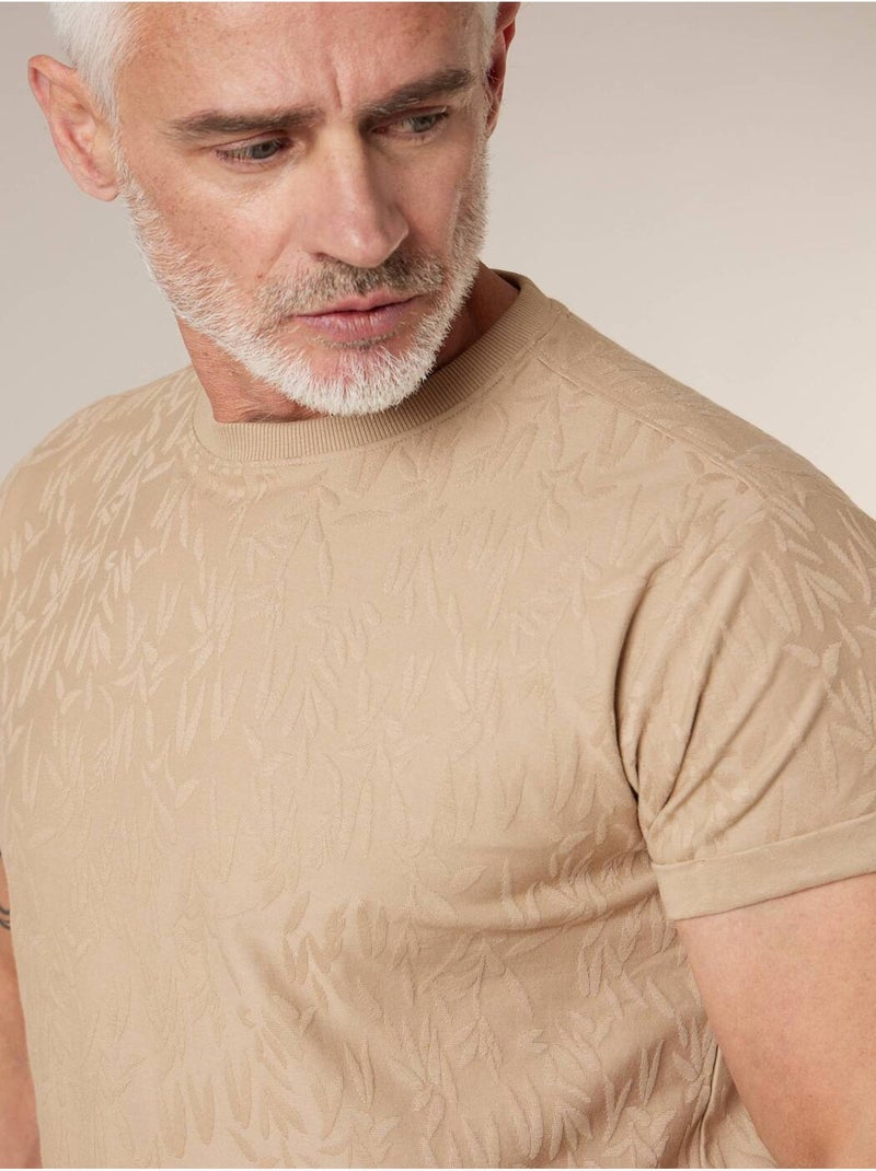 T-shirt homme en coton 'Deeluxe' Beige sable - Kiabi