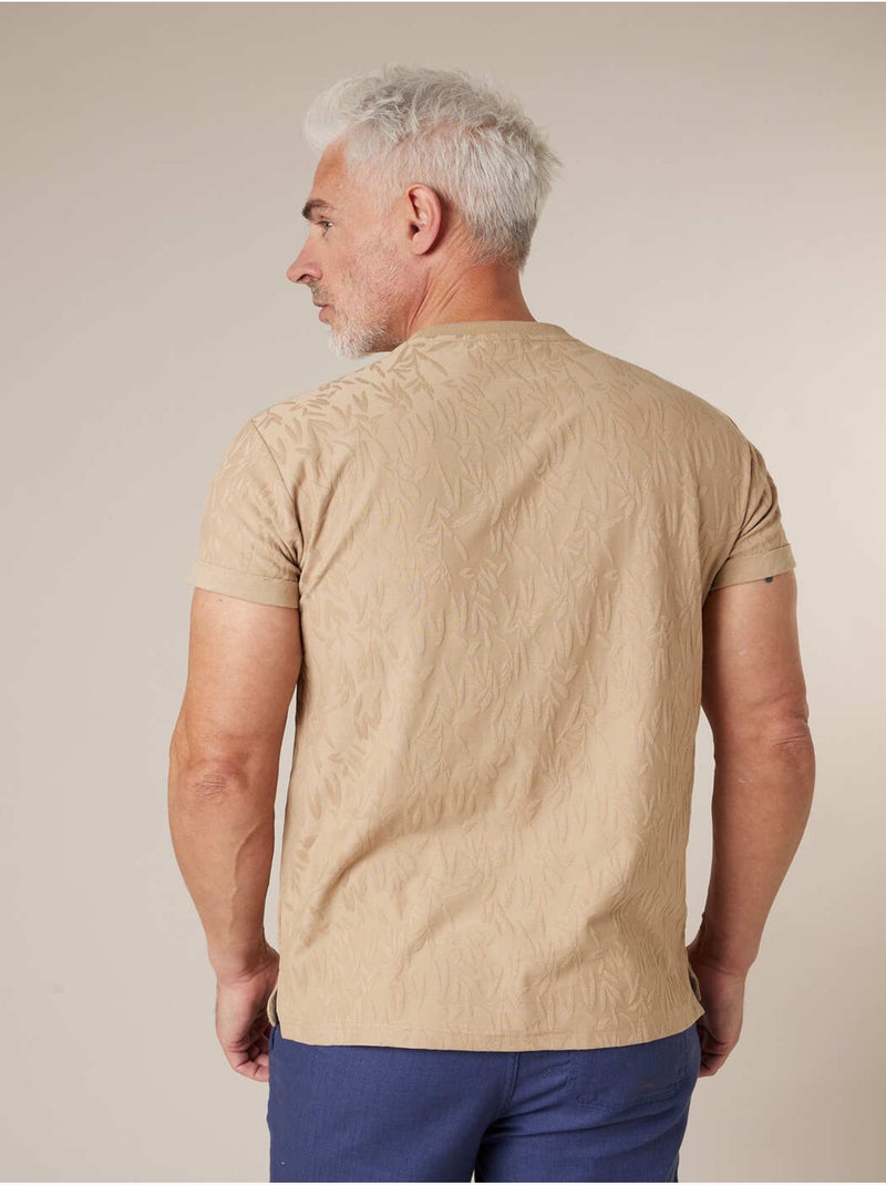T-shirt homme en coton 'Deeluxe' Beige sable - Kiabi