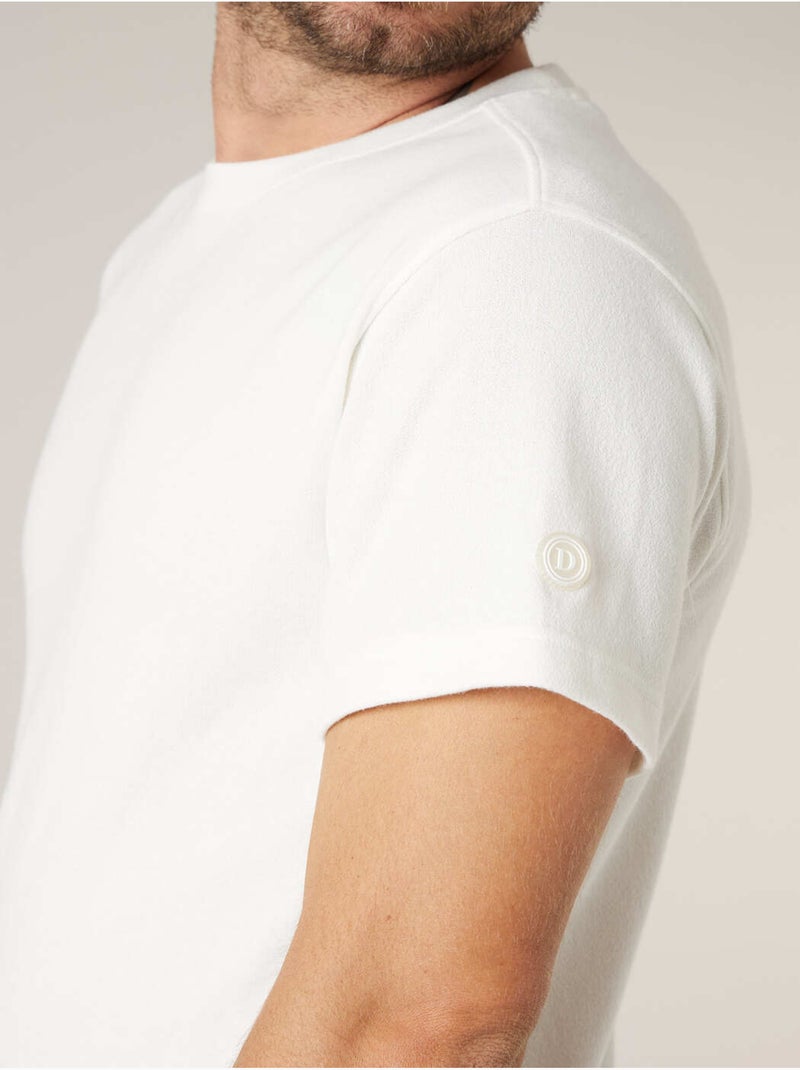 T-shirt homme en coton 'Deeluxe' Blanc - Kiabi