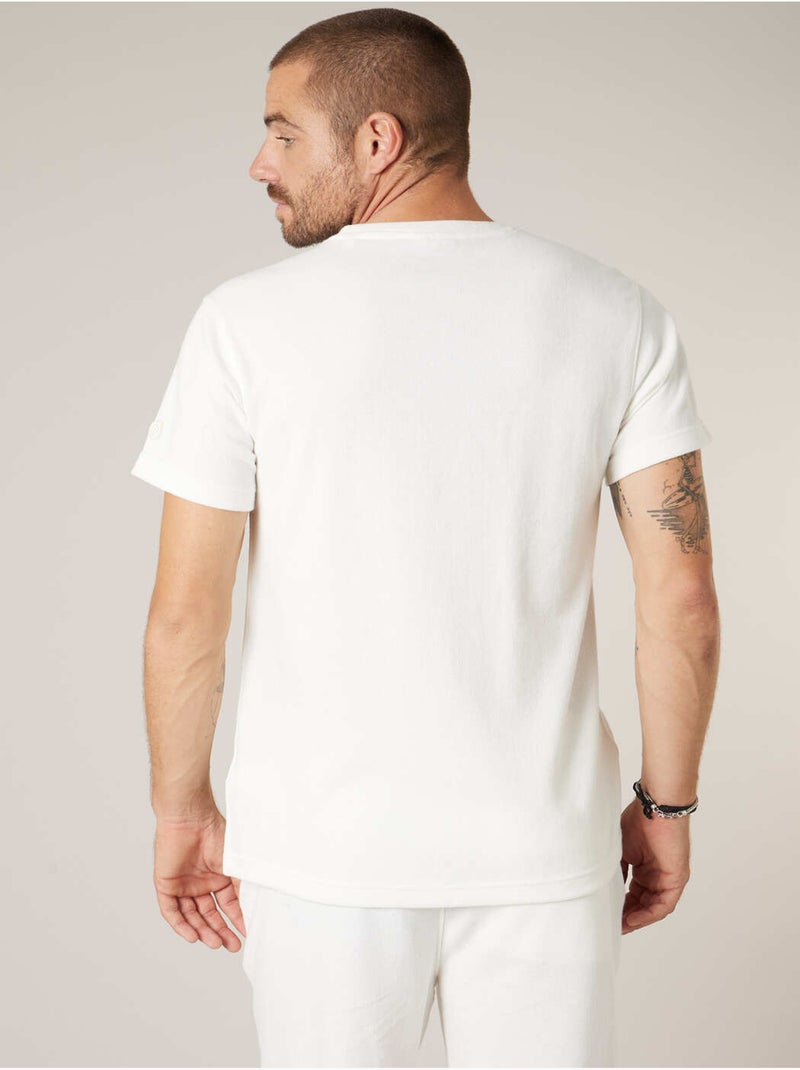 T-shirt homme en coton 'Deeluxe' Blanc - Kiabi