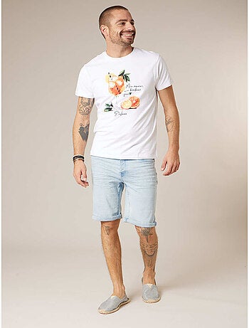 T-shirt homme en coton 'Deeluxe'