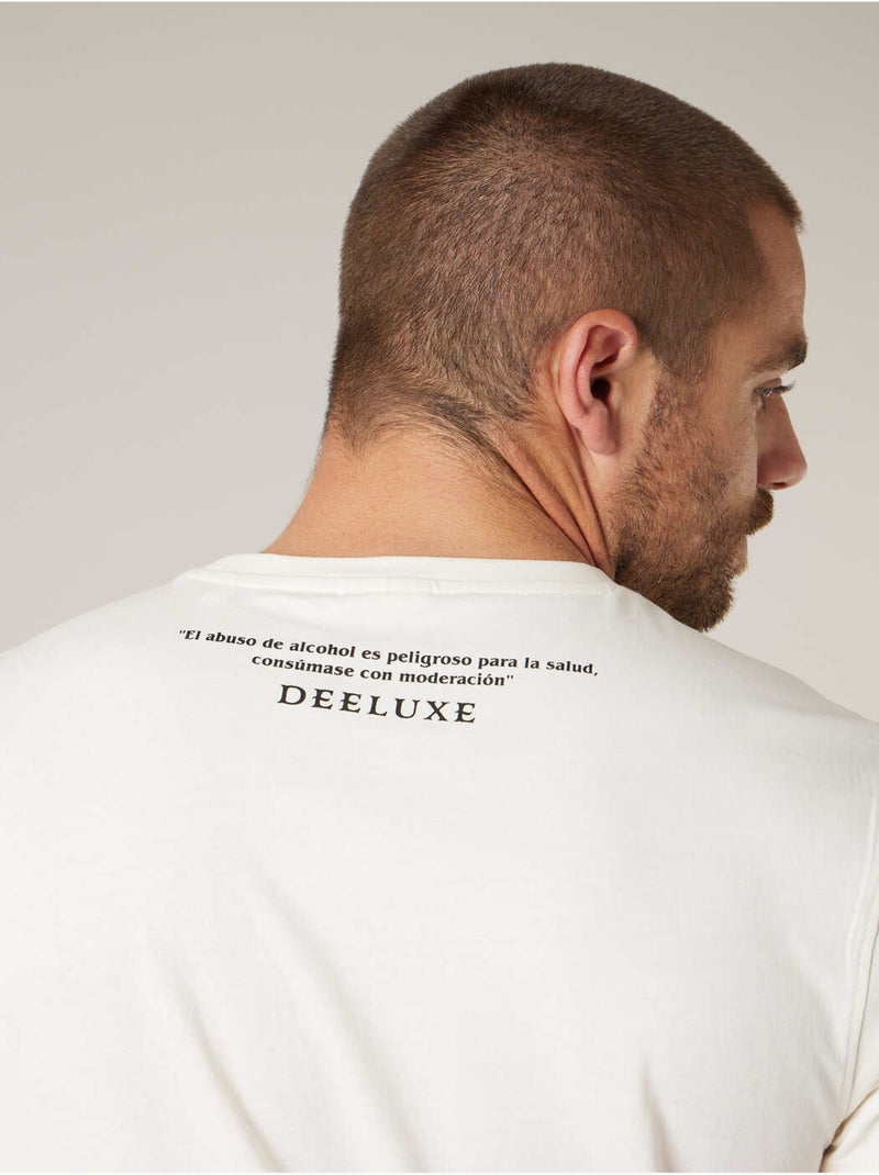 T-shirt homme en coton 'Deeluxe' Blanc - Kiabi