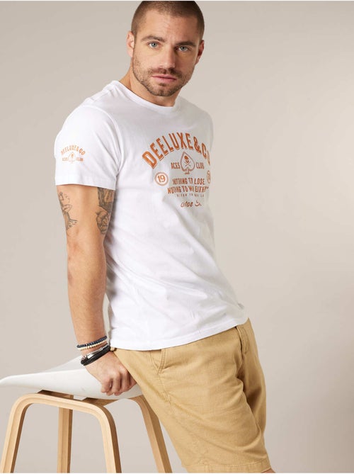 T-shirt homme en coton 'Deeluxe' - Kiabi