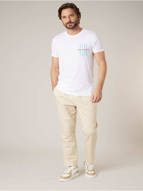 T-shirt homme en coton 'Deeluxe' - Kiabi