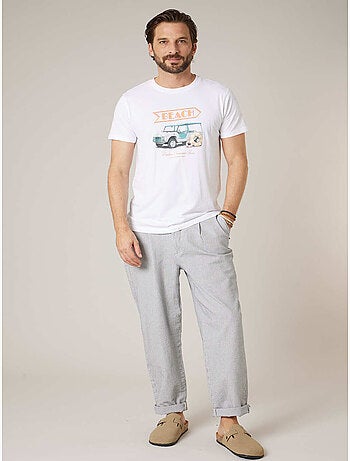 T-shirt homme en coton 'Deeluxe'