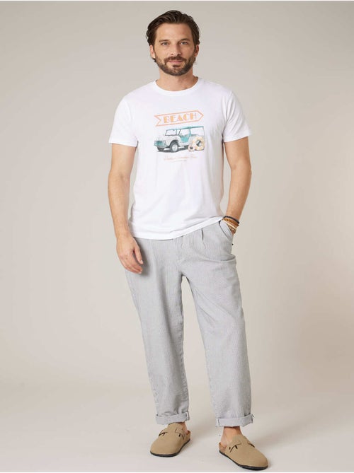 T-shirt homme en coton 'Deeluxe' - Kiabi